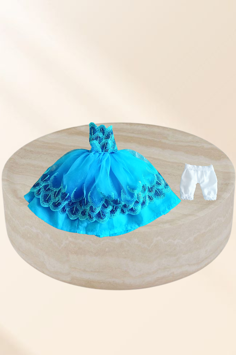 Hand-sewn dress for doll