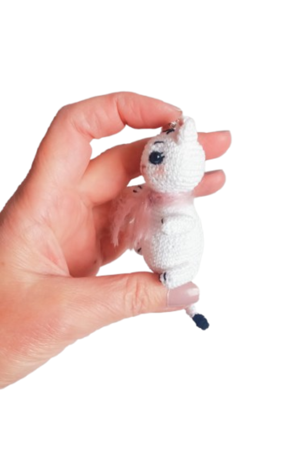 Handmade crochet cat pattern with detailed instructions for crafting