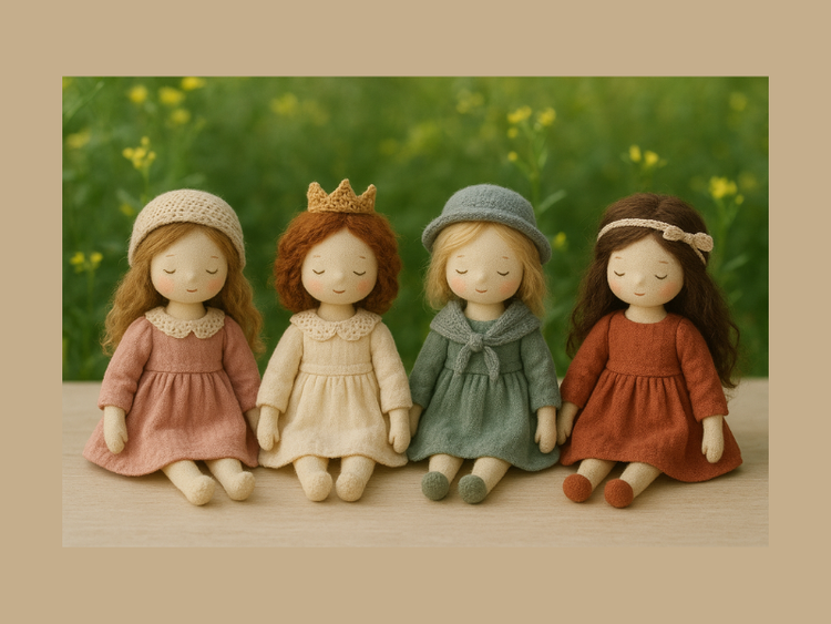 Textile Art Dolls