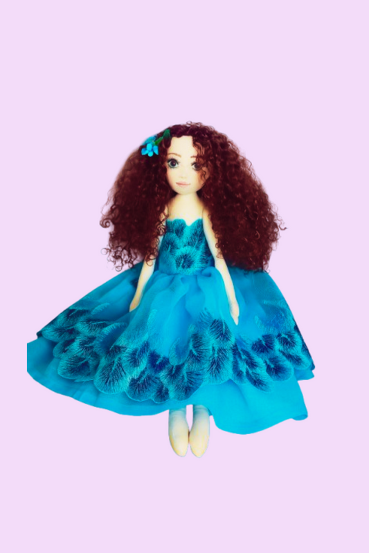 Textile princess doll handmade for best friend