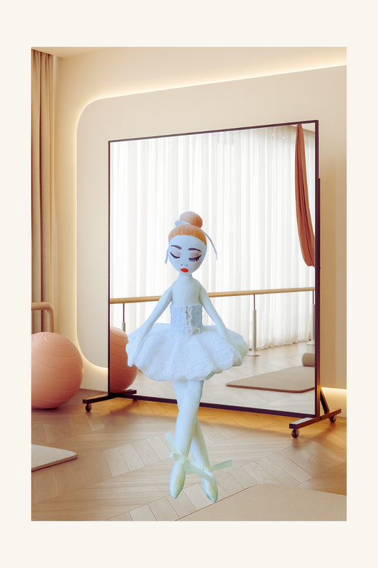 Personalized Ballerina Rag Doll – Handmade Tilda Princess Doll 16.5 in