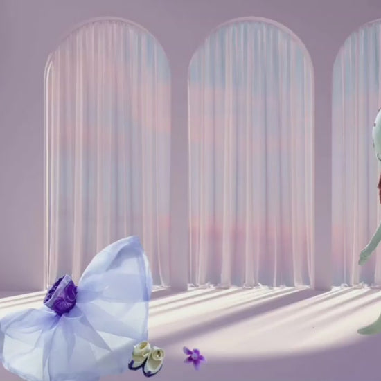 Elegant ballerina doll twirling in her tutu – a charming handmade creation full of grace and softness